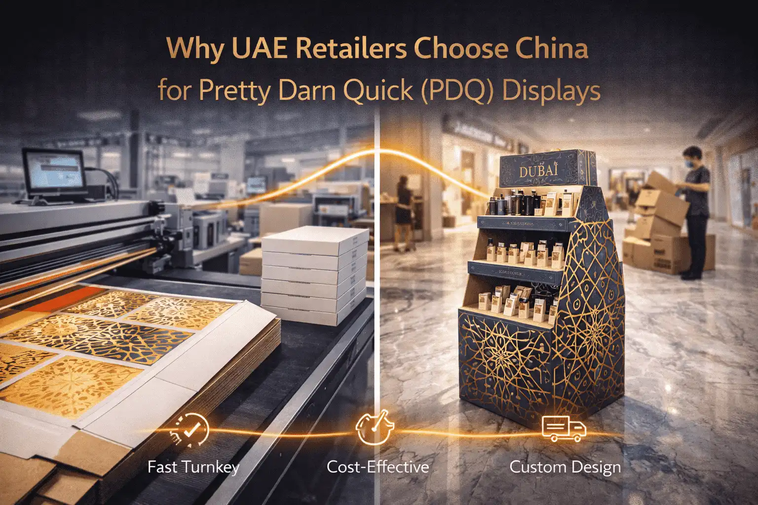 Why UAE Retailers Choose China for Pretty Darn Quick (PDQ) Displays
